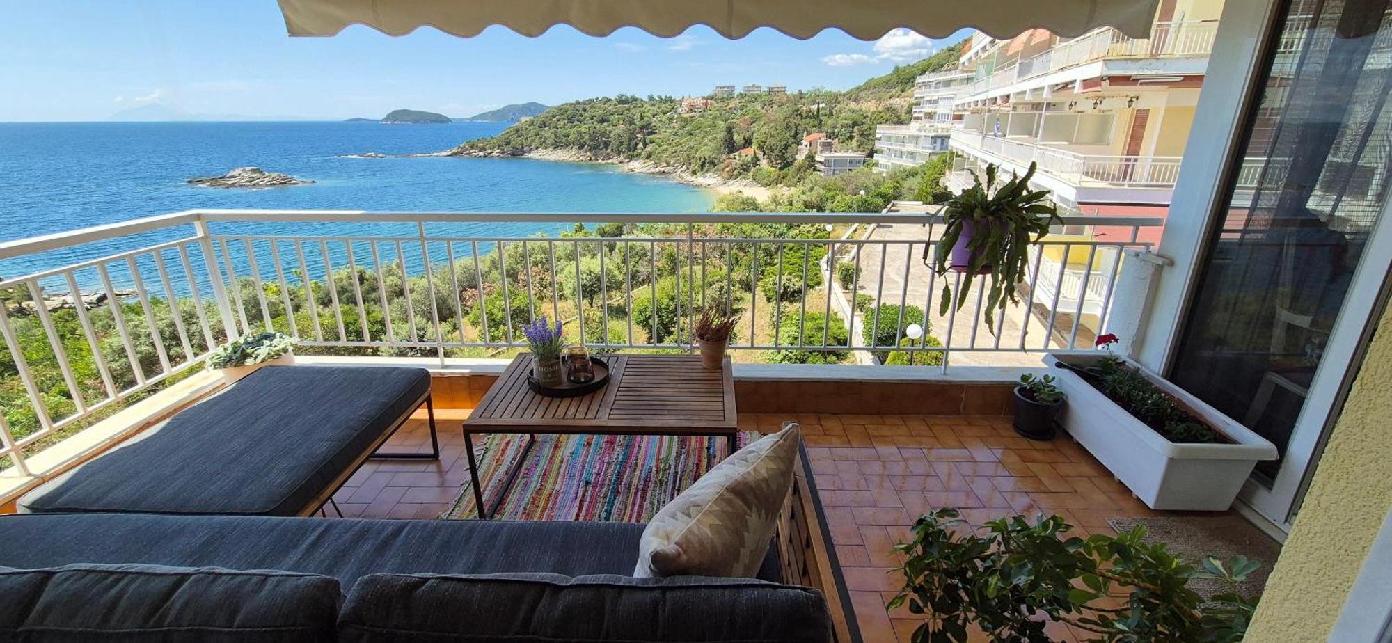 Beach Apartment PalaiónTsiflíkion 외부 사진